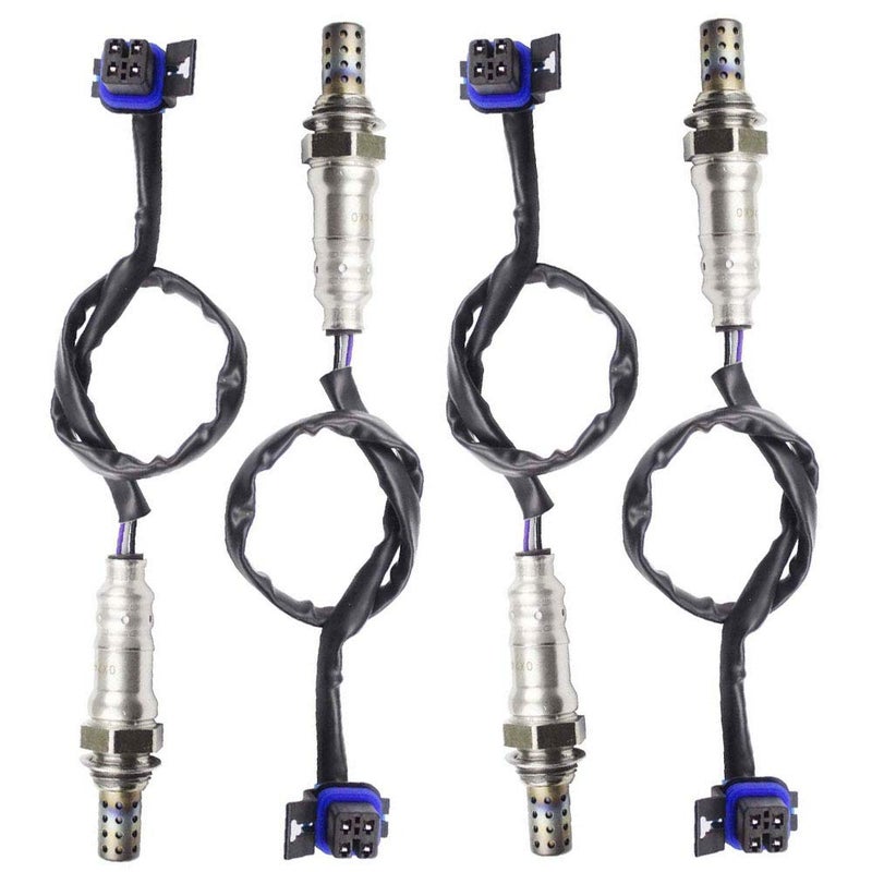 higherbro 4PCS Oxygen O2 Sensor for 2014-2018 Chevrolet Impala 3.6L; 2013-2018 Cadillac XTS 3.6L Upstream + Downstream - Image 1